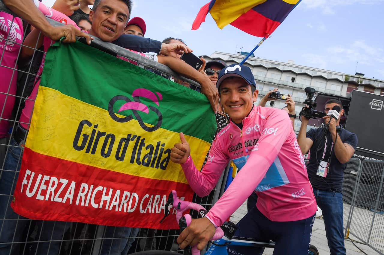 Richard Carapaz, Movistar, Giro d'Italia