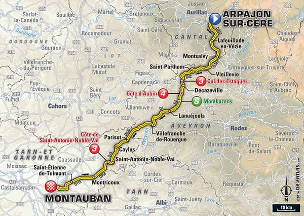 Rolling roads with little let-up...