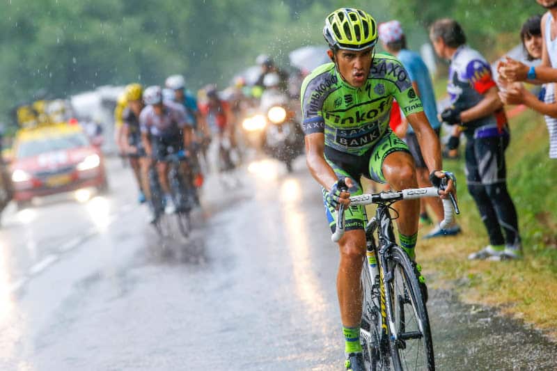 When he feels good, he goes... Alberto Contador.