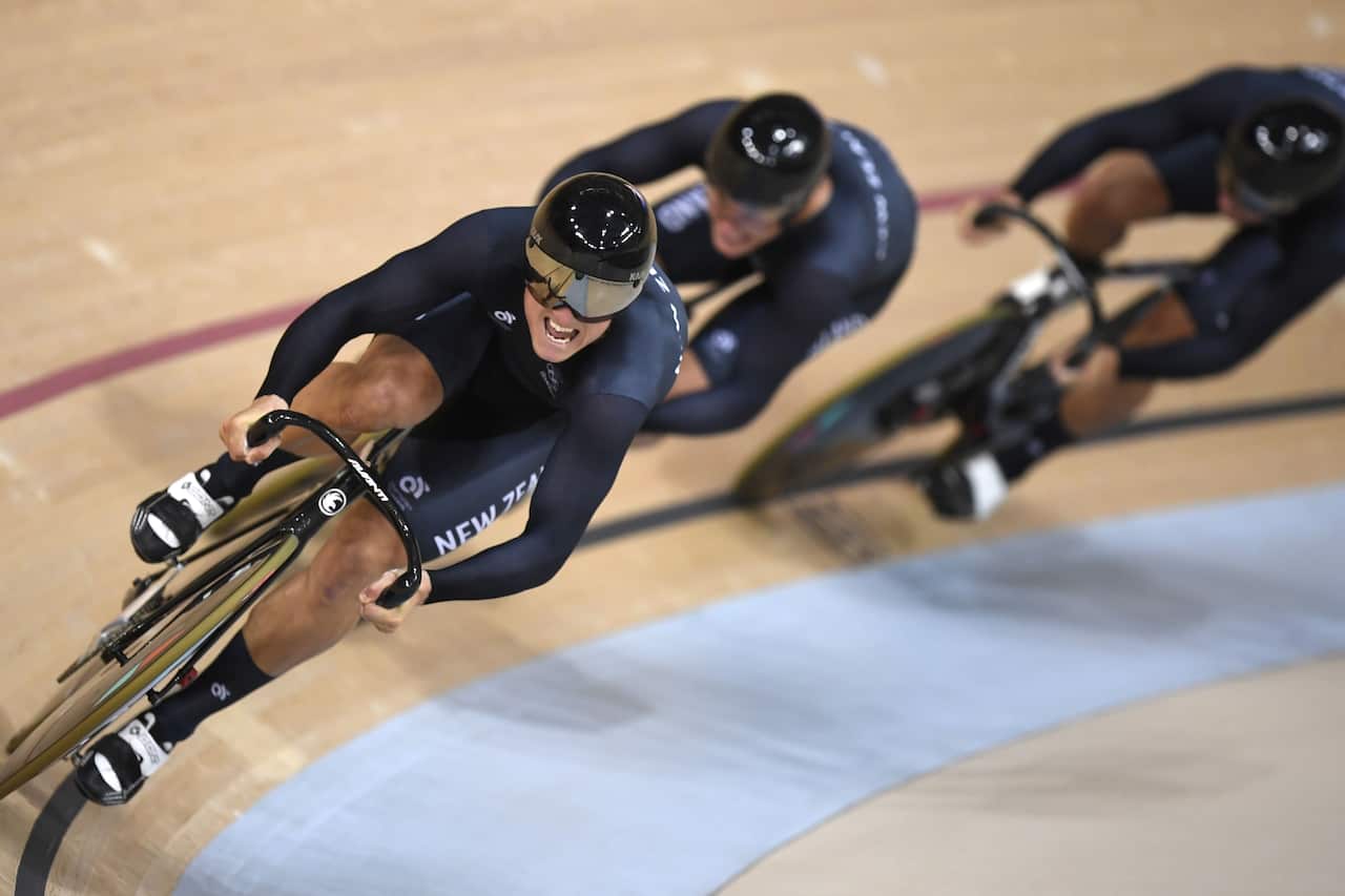 2016 Rio Olympic Games Track Cycling Day 1 team sprint