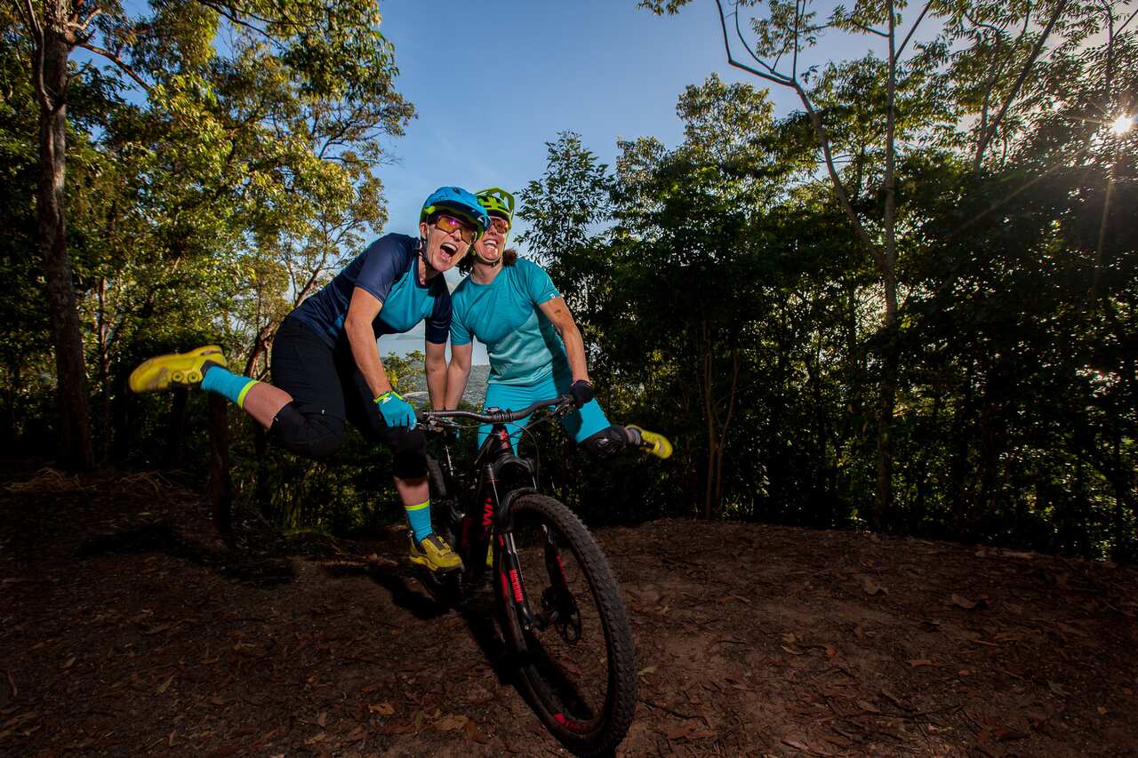 Fiona Dick, mountain biking, skills, smile