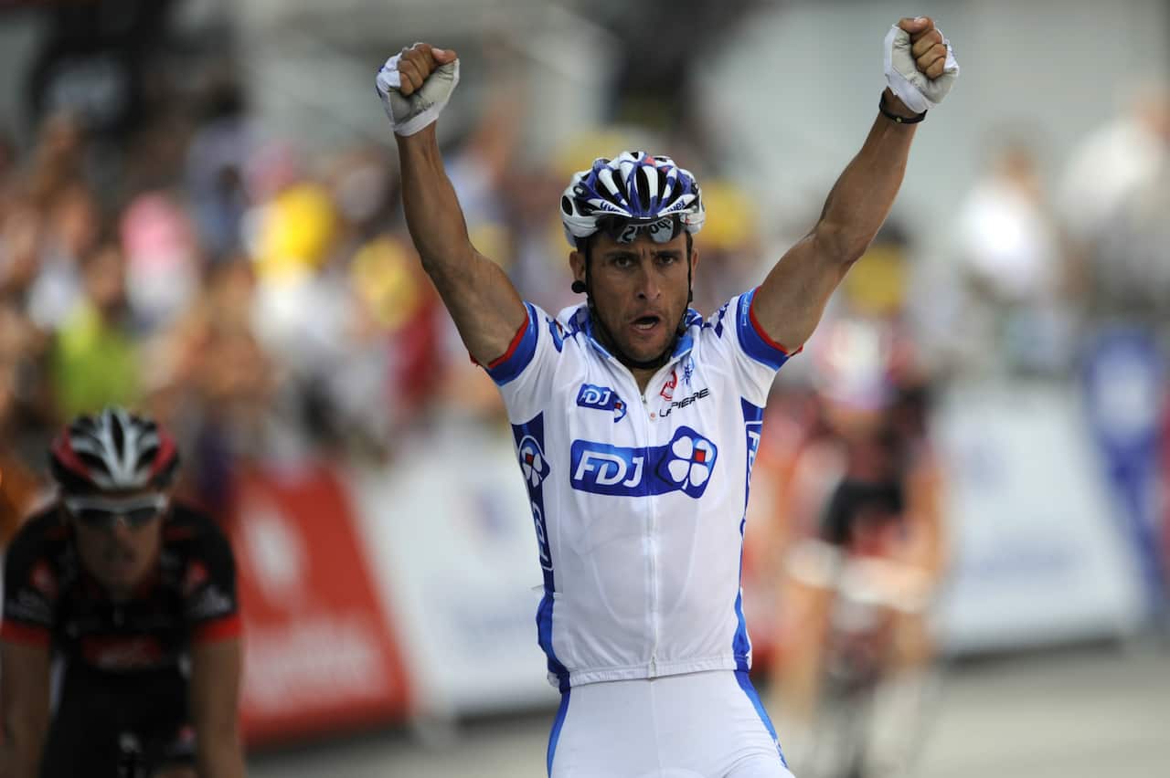 Last time in Saint-Jean-de-Maurienne... Sandy Casar wins Stage 9 of the 2010 Tour de France.