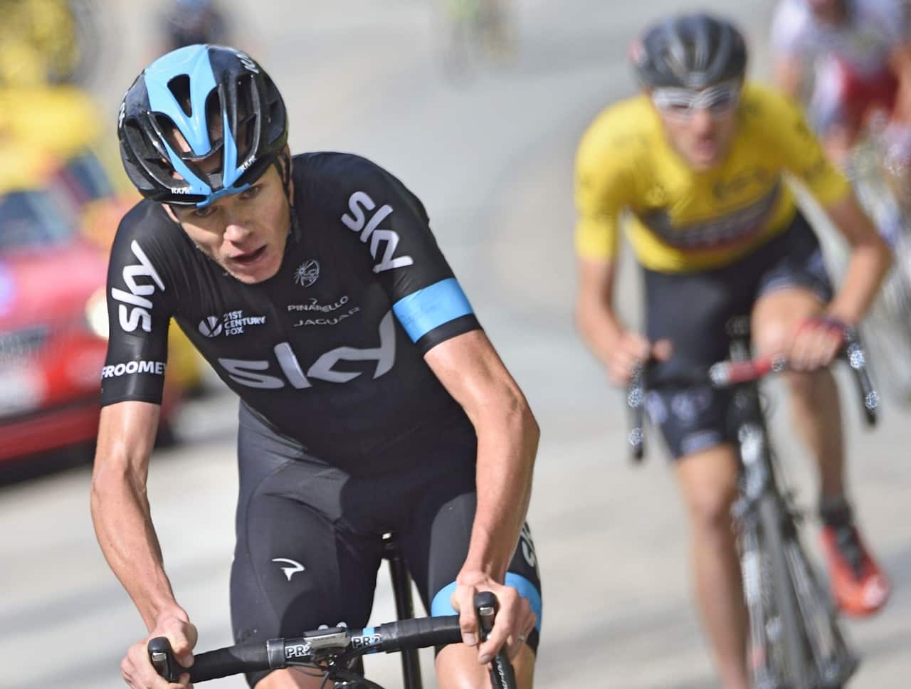 Stage 8, 2015 Dauphiné: Froome does it again, dropping van Garderen the next day to Modane Valfréjus to secure overall victory.