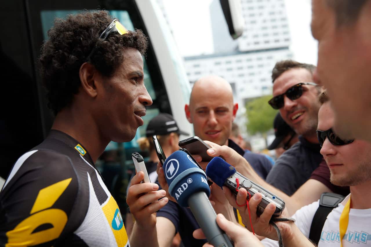 Popular... Daniel Teklehaimanot now a man in demand.