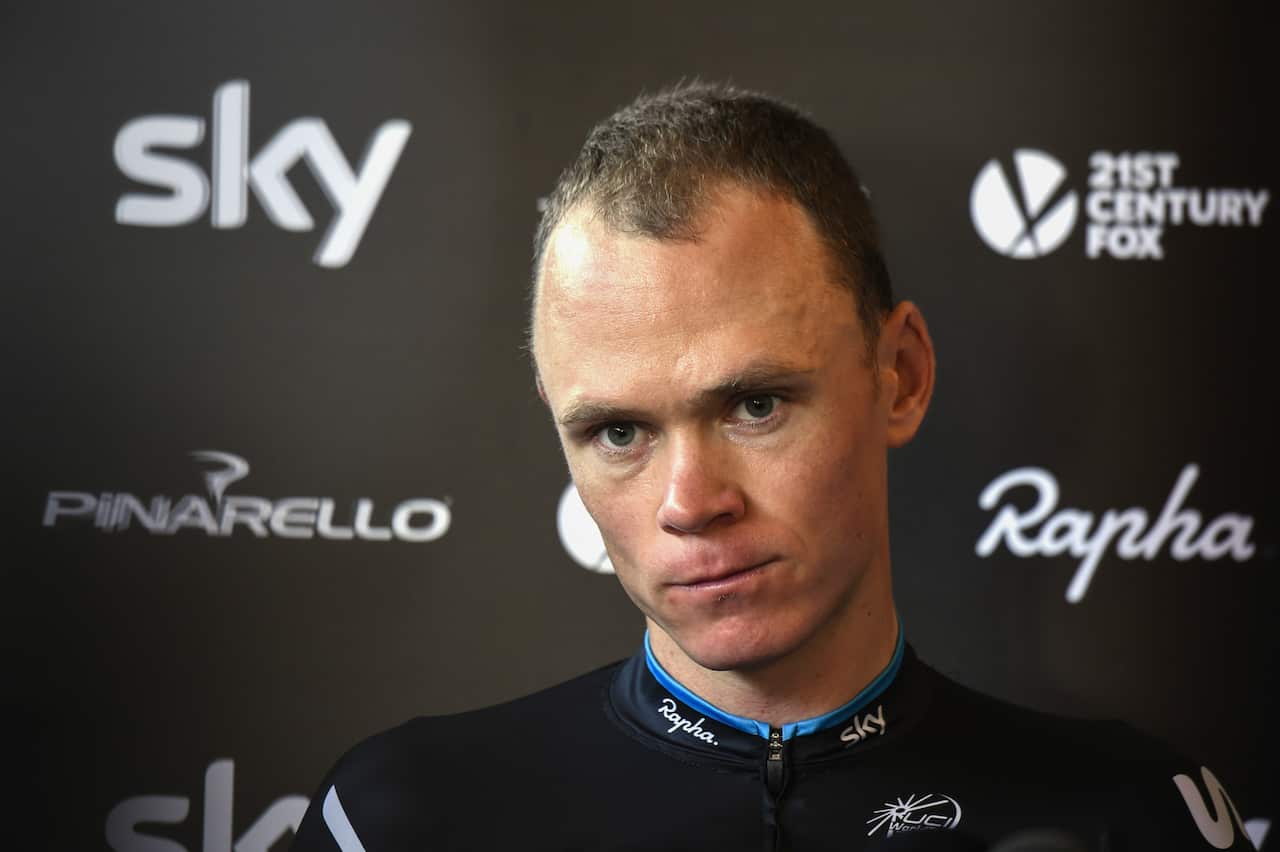 Scrutinised... Chris Froome has faced an ongoing barrage of doping-relating questions since his stage victory on La Pierre-Saint-Martin.