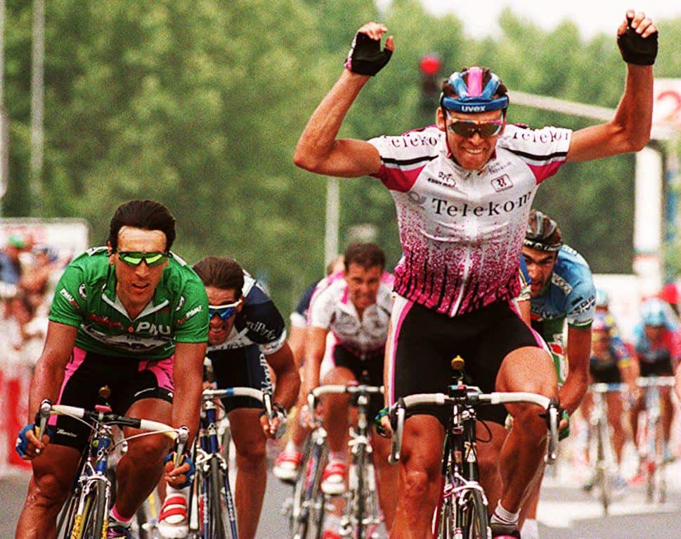 July 17, 1993 Tour de France: Olaf Ludwig was the first sprinter to win in Montpellier.