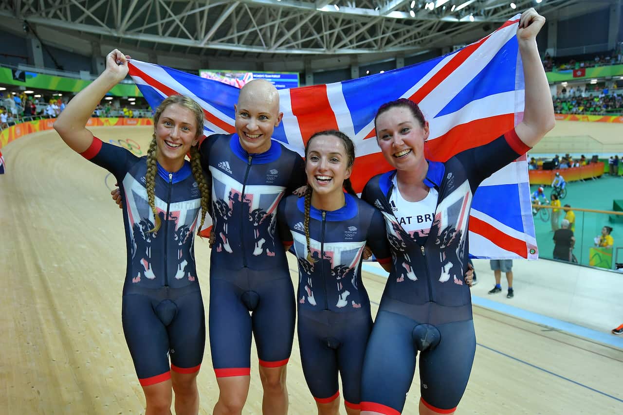 Cycling: 31st Rio 2016 Olympics / Track Cycling: Women's Team Pursuit Finals