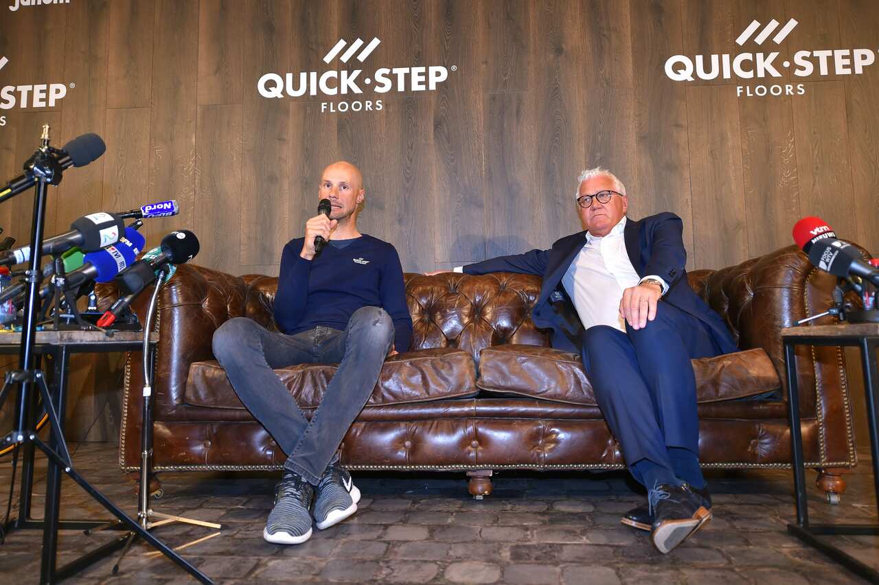 Tom Boonen (L) was one rider Patrick Lefévère couldn't get enough of. He retired after this year's Paris-Roubaix.
