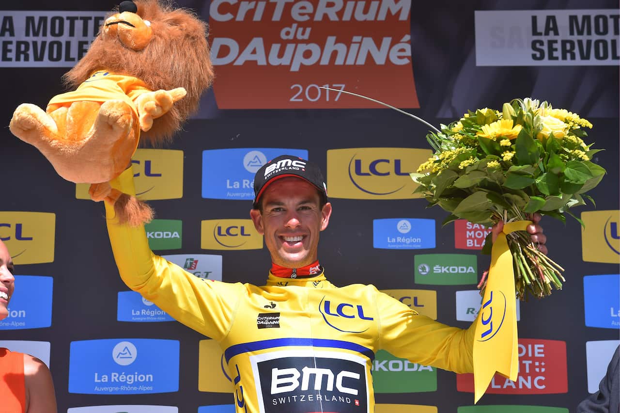 Richie Porte moves into the yellow jersey after stage 6 of the Critérium du Dauphiné 