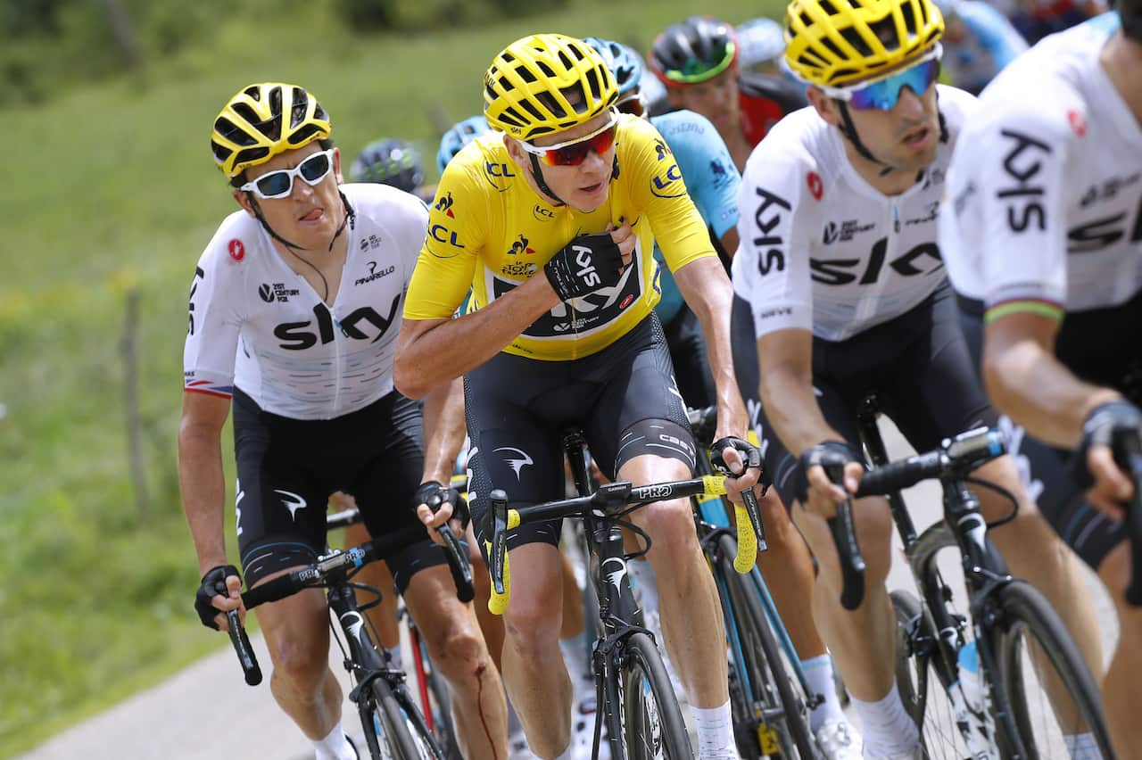 Nine men, one mission... Team Sky.