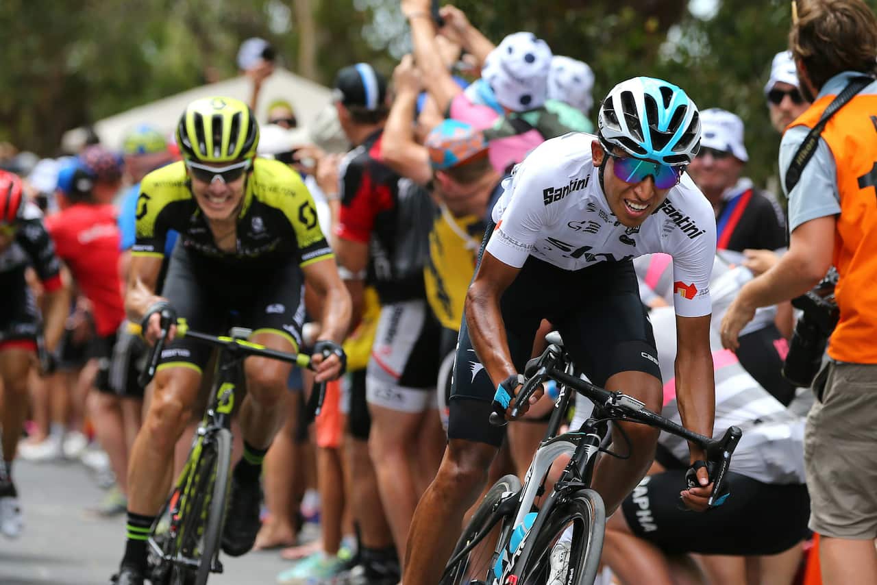 Wily on Willunga... Impey said "when Richie (Porte) attacked I just used everyone there".