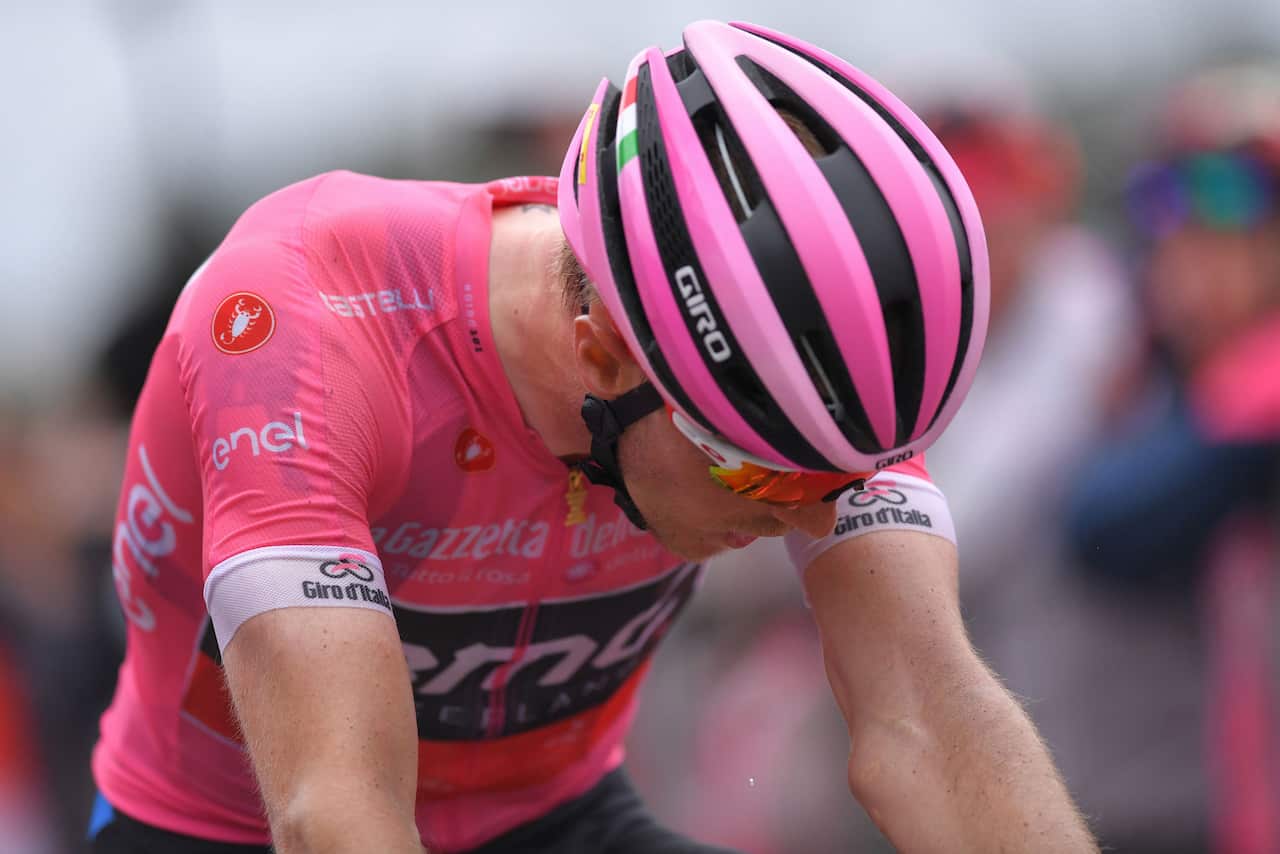 Hoping for more... Rohan Dennis dropped to sixth overall after stage six to Etna.
