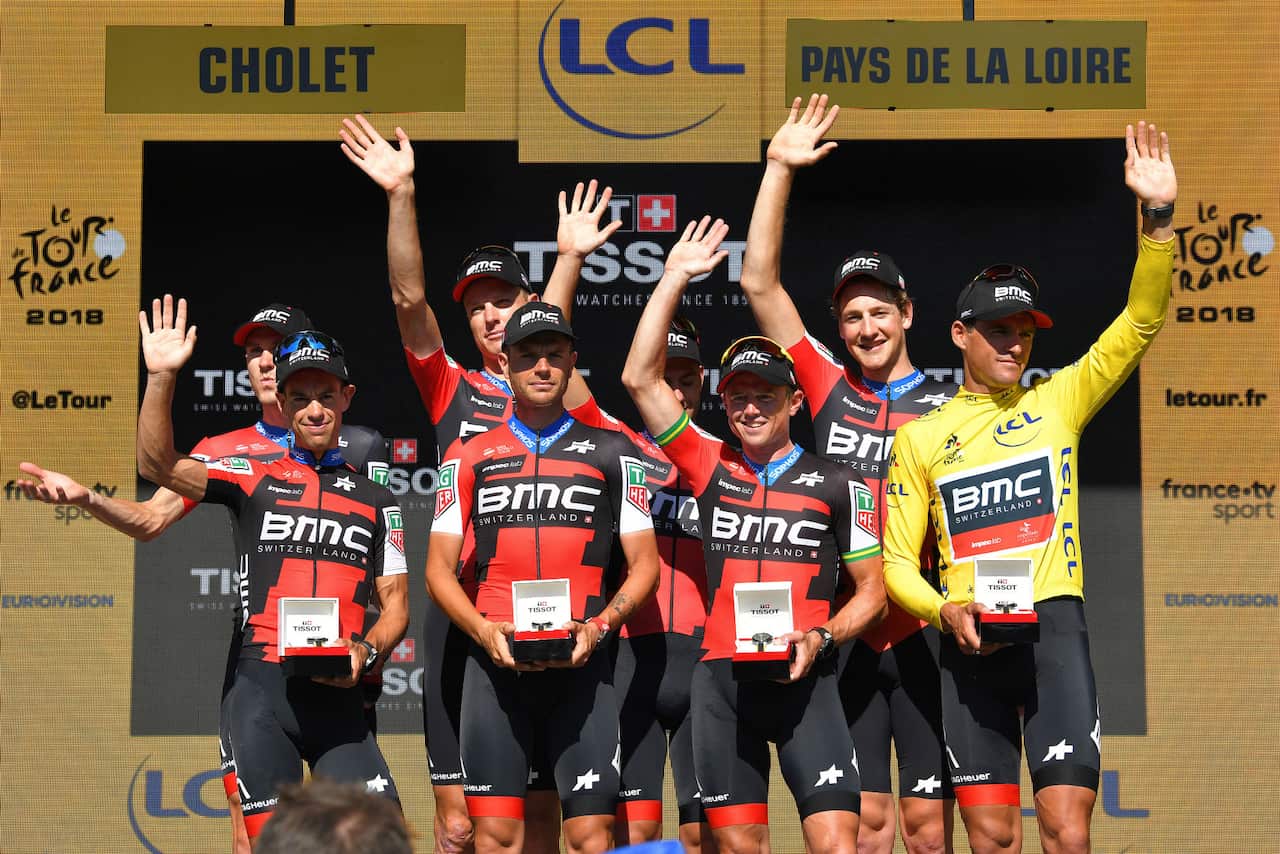 His last success was a team one, when BMC won the team time trial at the 2018 Tour de France.