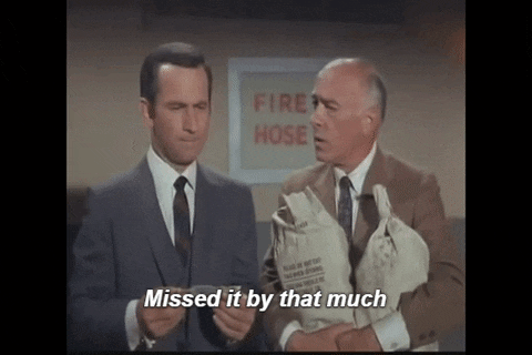 Team Sky Bus close shave