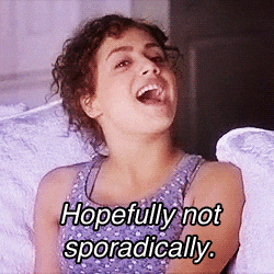 hopefully not sporadically