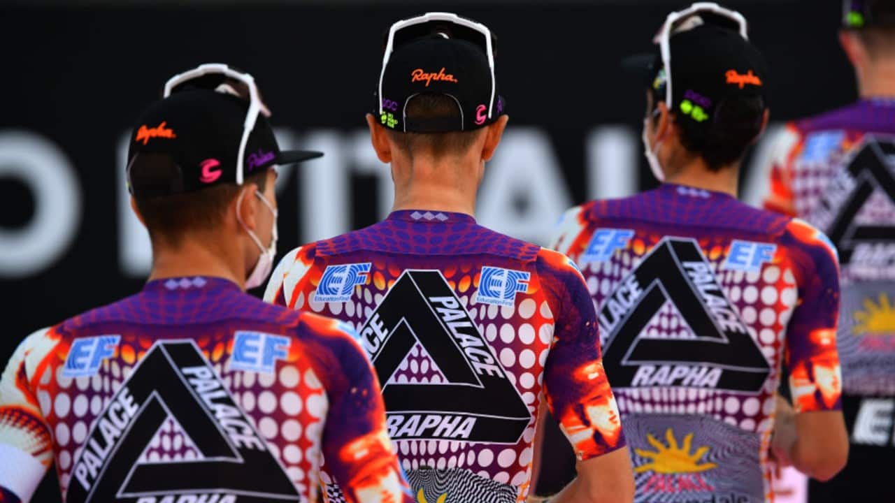Giro EF Pro Cycling Team Presentation Kit back view