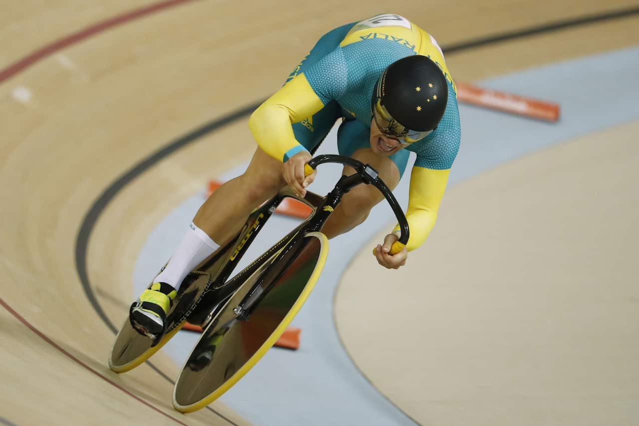 2016 Rio Olympic Games Track Cycling Day 2 men's sprint Matthew Glaetzer