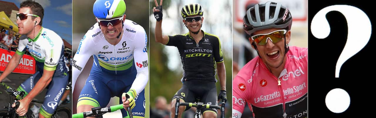 GreenEDGE timeline, Mitchelton-Scott, Orica-Scott