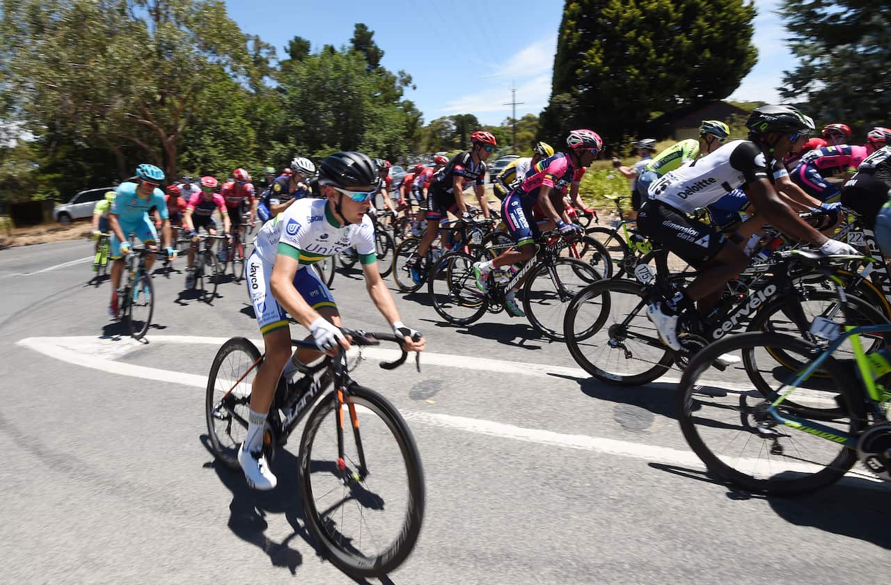 Chris Hamilton went straight from winning the Under-23 road title to the Santos Tour Down Under