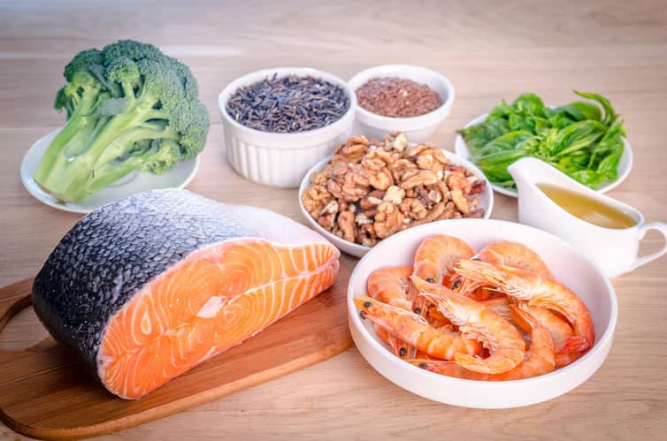 Foods containing omega three