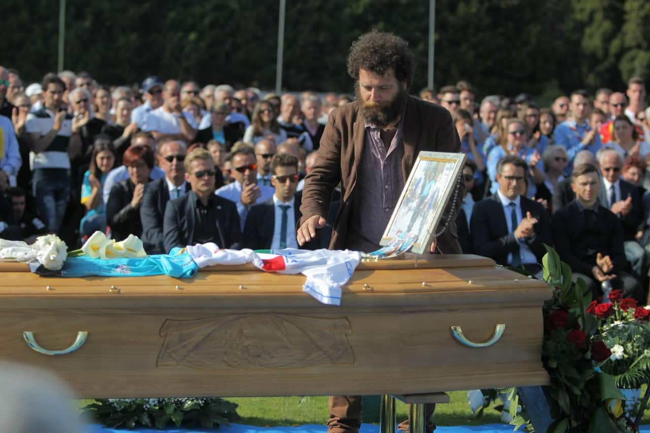 Michele Scarponi funeral