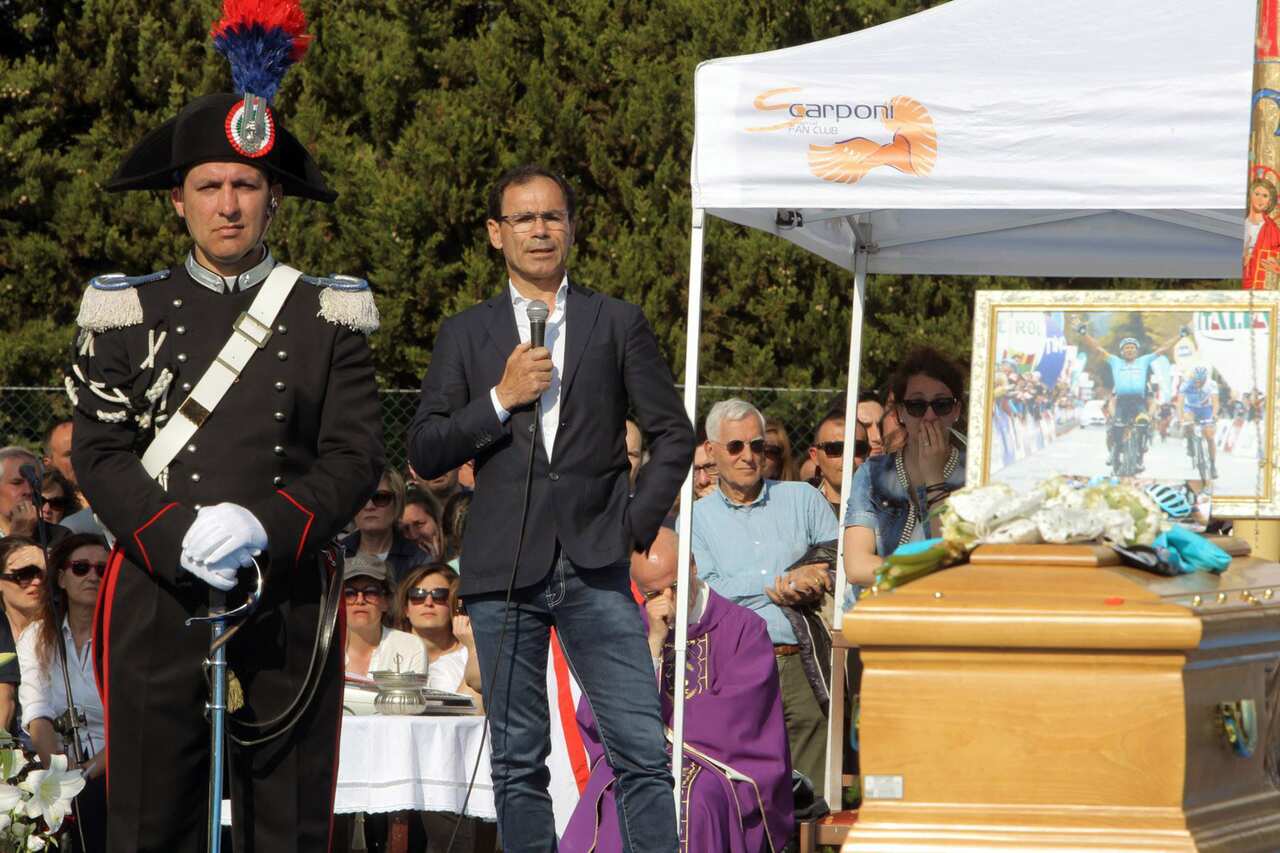 Michele Scarponi funeral