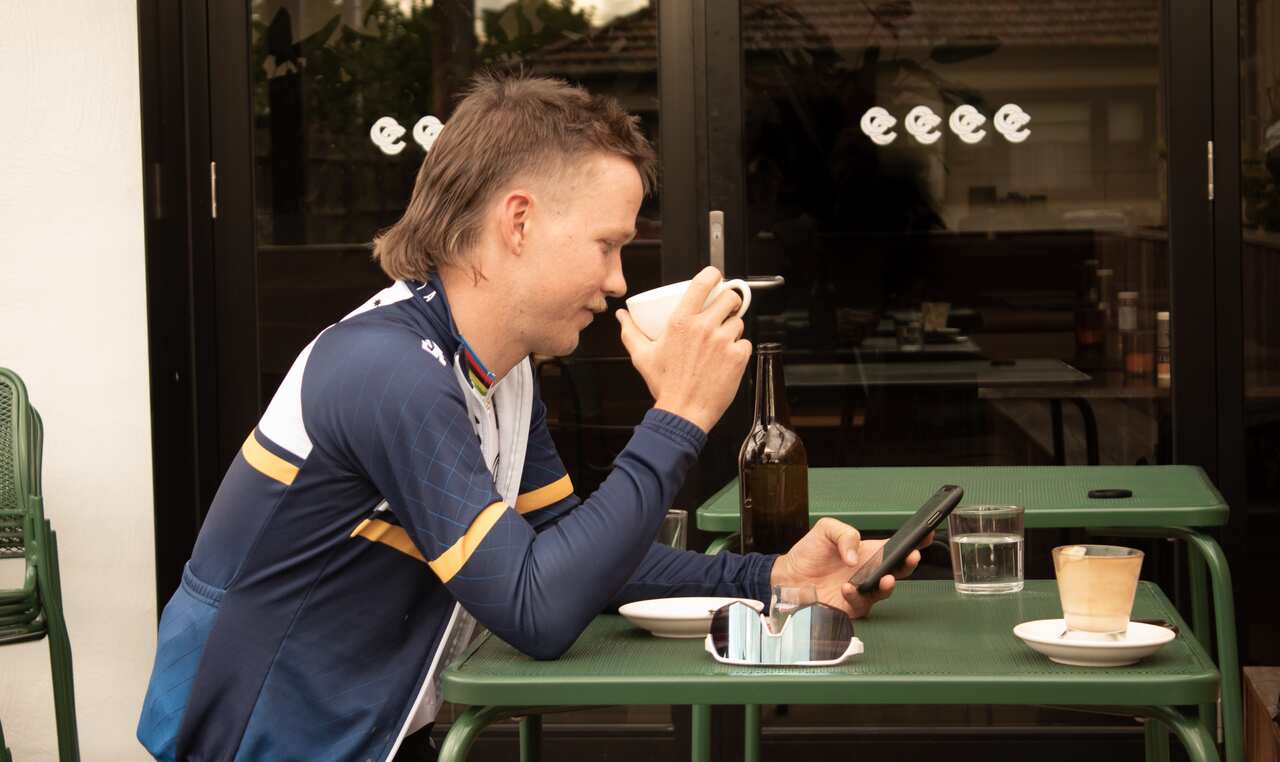 Alistair Donohoe fits in well in Brunswick