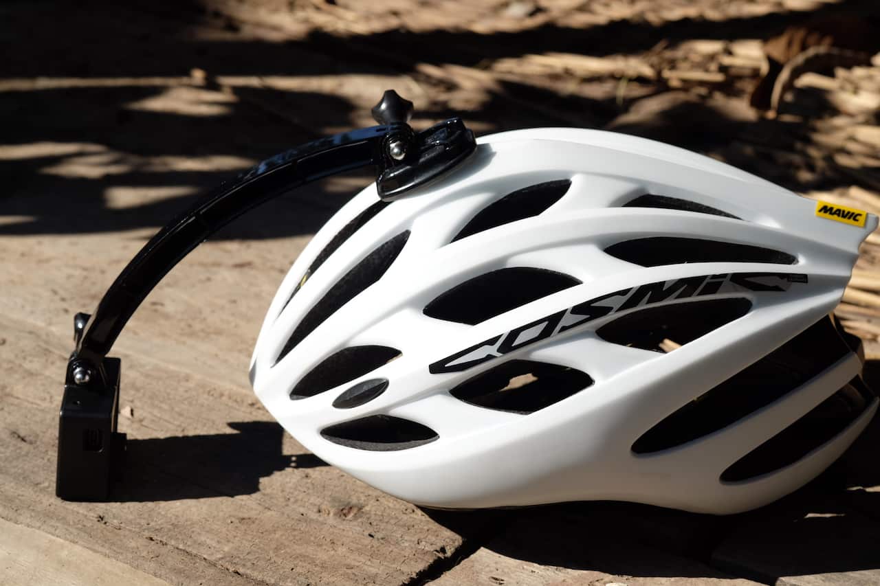 Steve Thomas, helmet mount camera