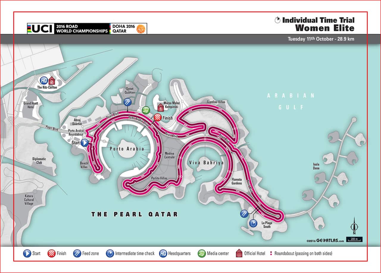 2016 UCI World Championships, Qatar