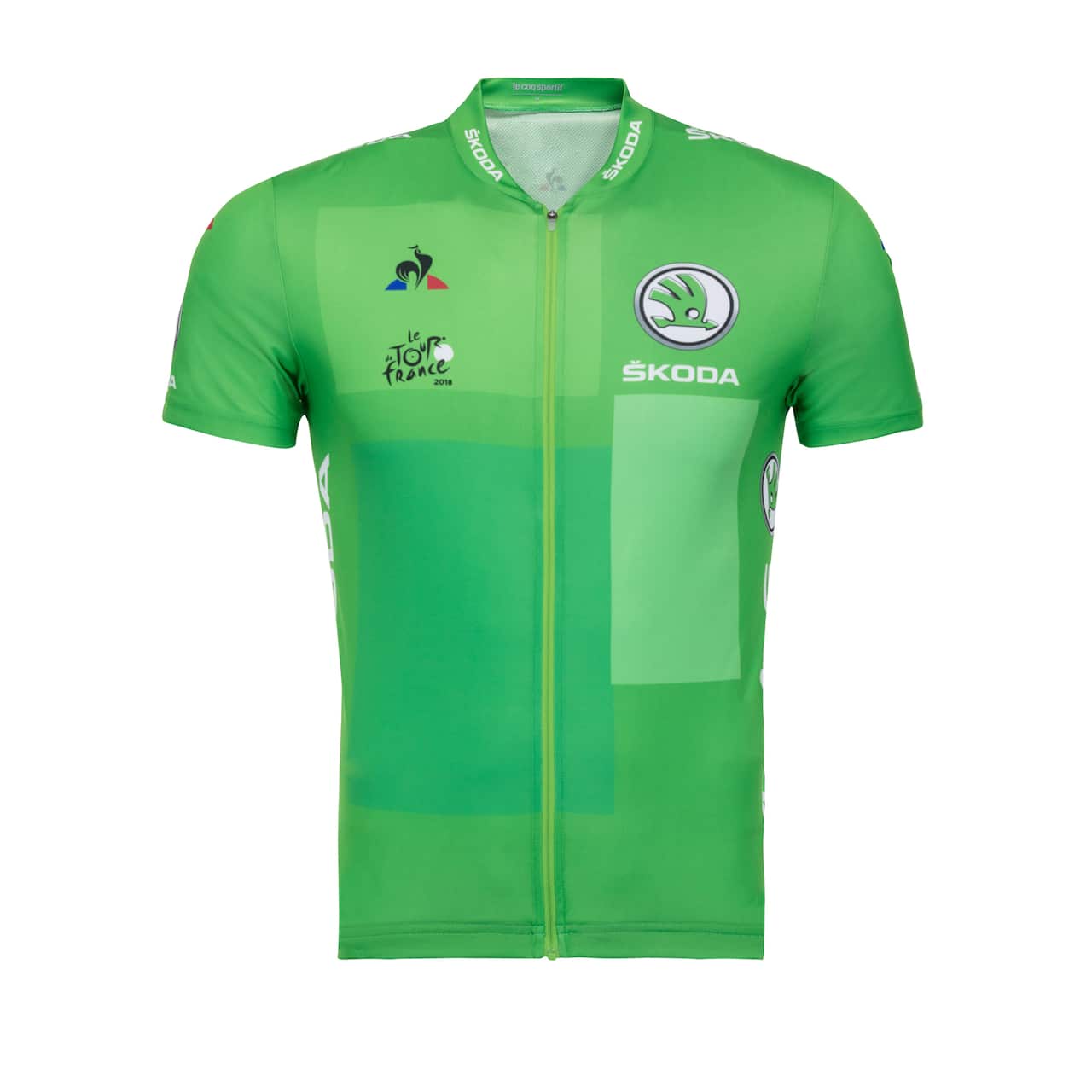 The green jersey design for the 2018 Tour de France