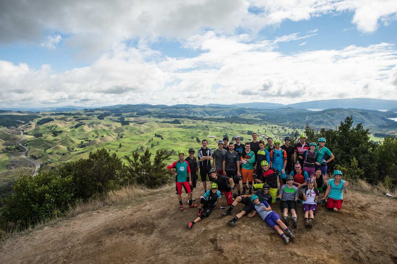 A grouup photo from media camp number two