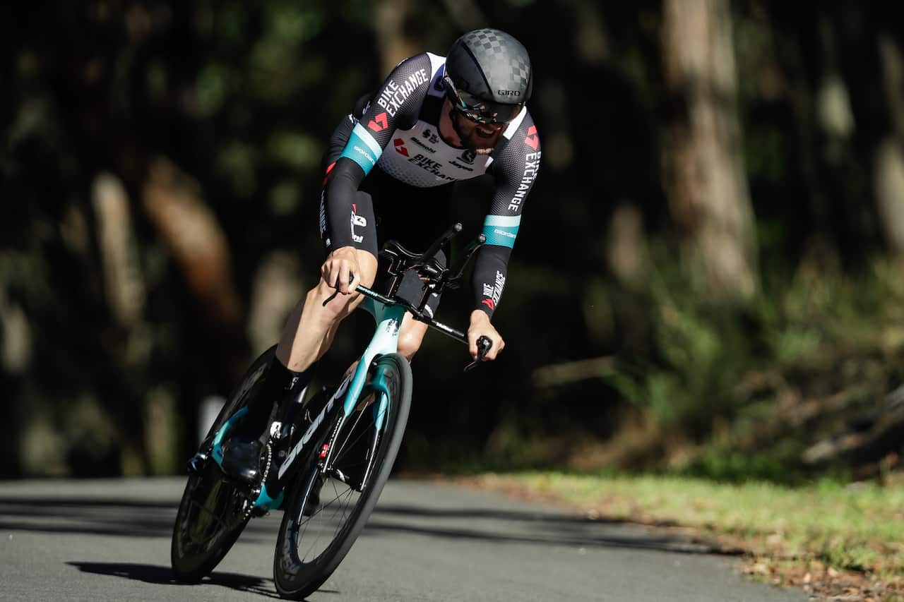 Luke Durbridge AusCycling2021 Federation University Road National Championships Elite Men Time Trial (Photo by Con Chronis/AusCycling)