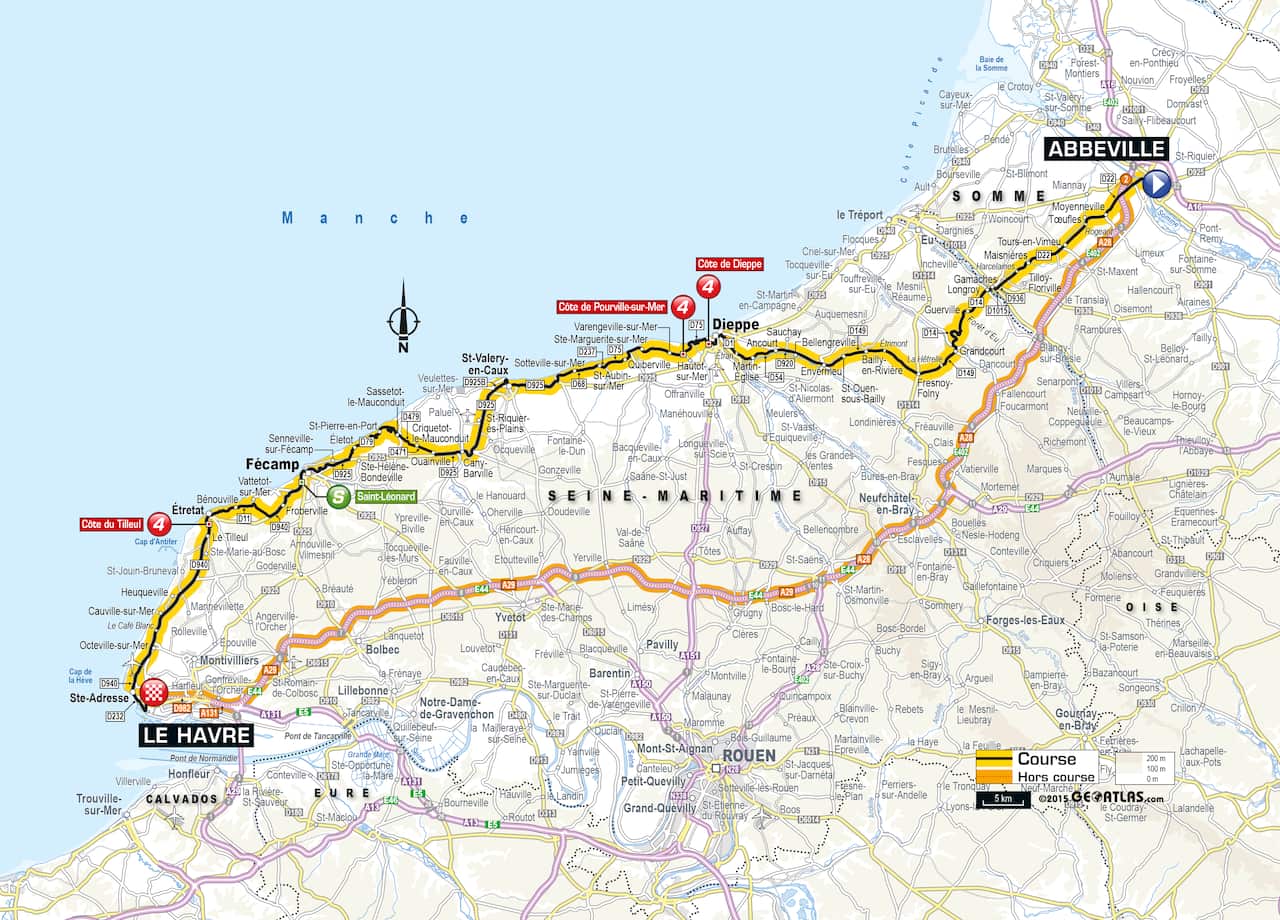 The coast with the most... The Stage 6 map.