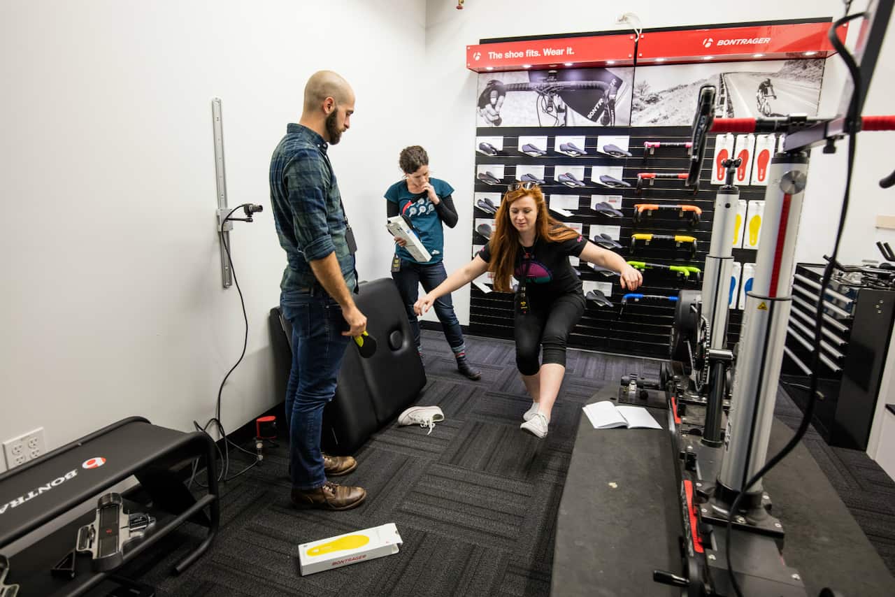 bike fit shoe setup