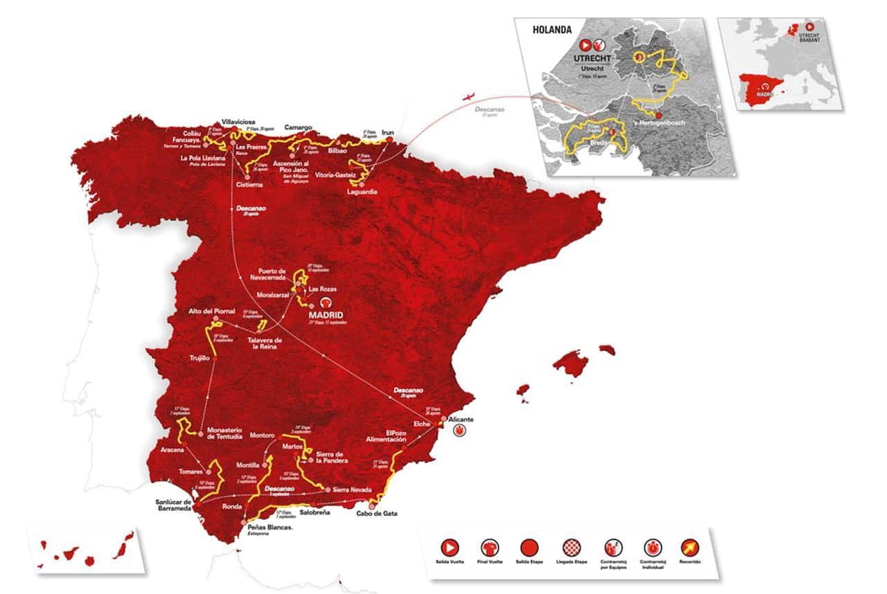La Vuelta route 2022