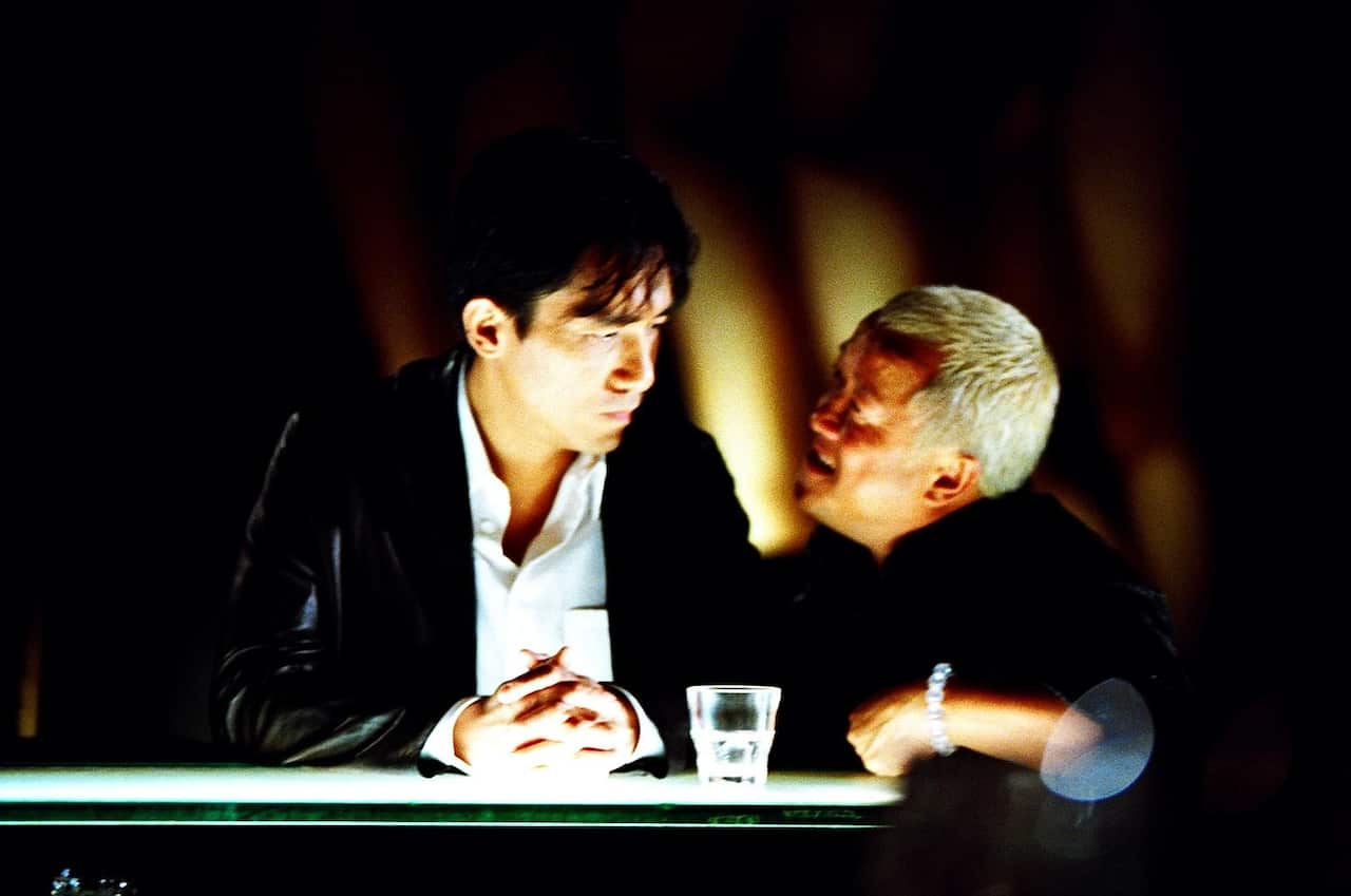 Tony Leung and Eric Sang in Infernal Affairs III