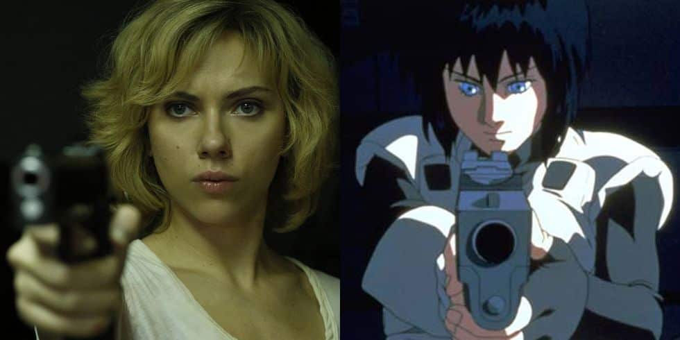 scarlett johannson ghost in the shell hollywood white wash manga anime