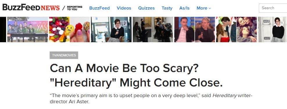 buzzfeed hereditary scary