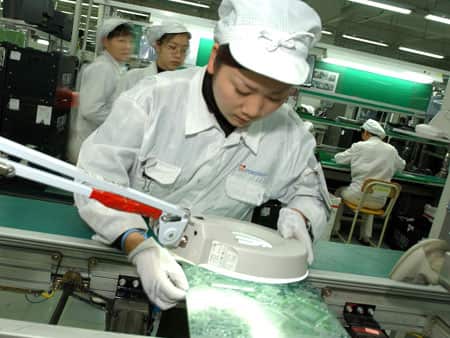 Apple's factories in China