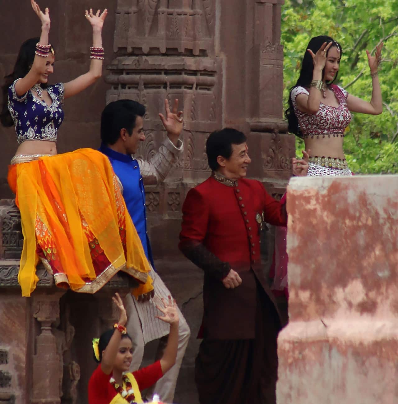 The actor was joined by by popular Indian actors Amyra Dastur and Sonu Sood