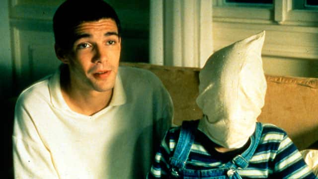 Arno Frisch as Paul and Stefan Calpzynski as Schorschi in 'Funny Games'.