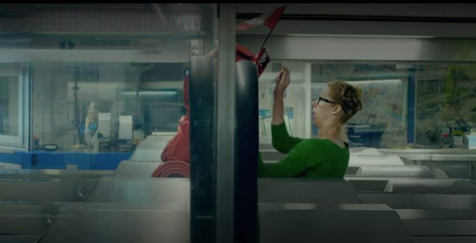 Lost in Paris, metro station turnstile, Fiona Gordon