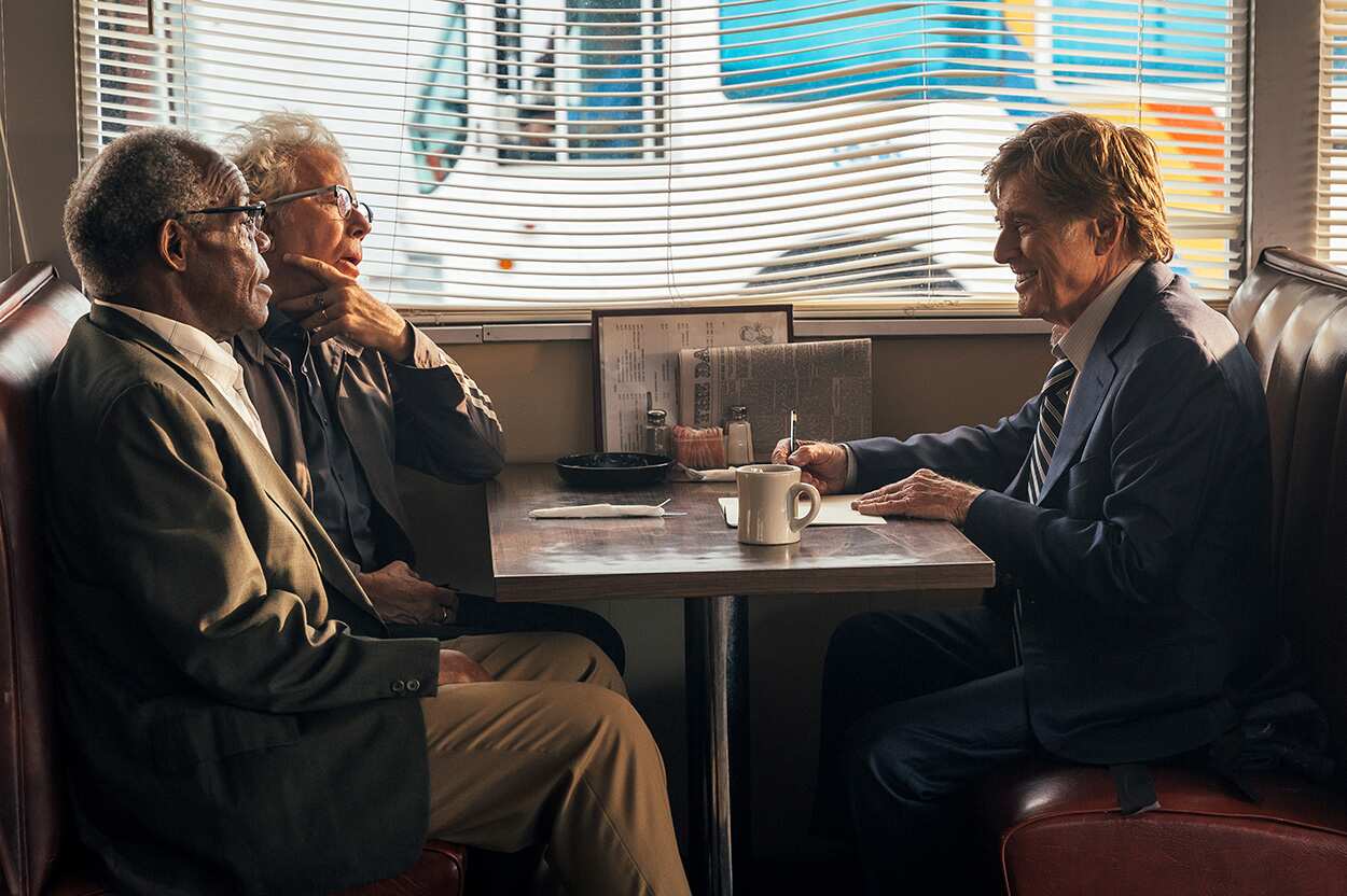 The Old Man and the Gun, Danny Glover, Tom Waits and Robert Redford