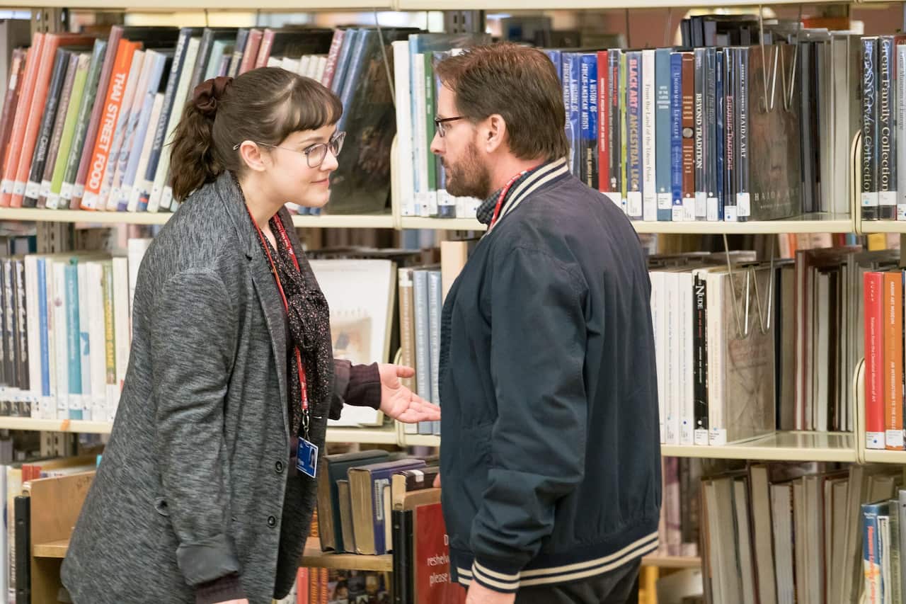 Jena Malone, Emilio Estevez, The Public