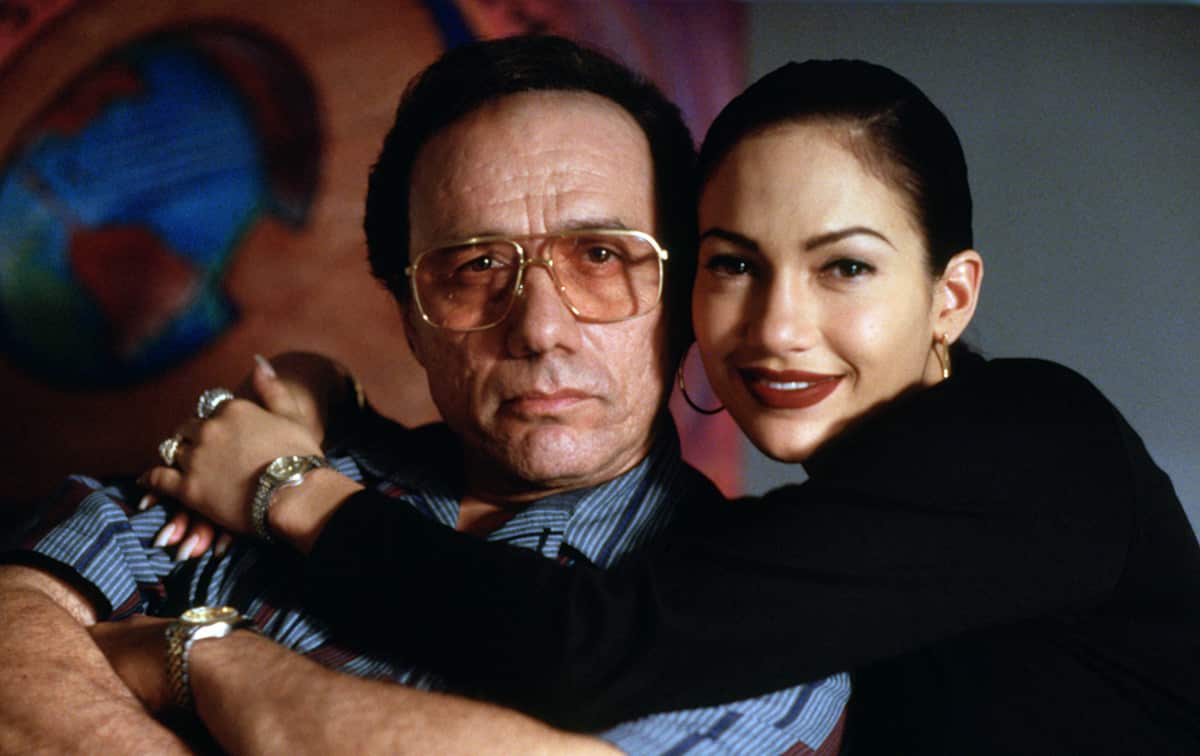 Jennifer Lopez and Edward James Olmos in Selena