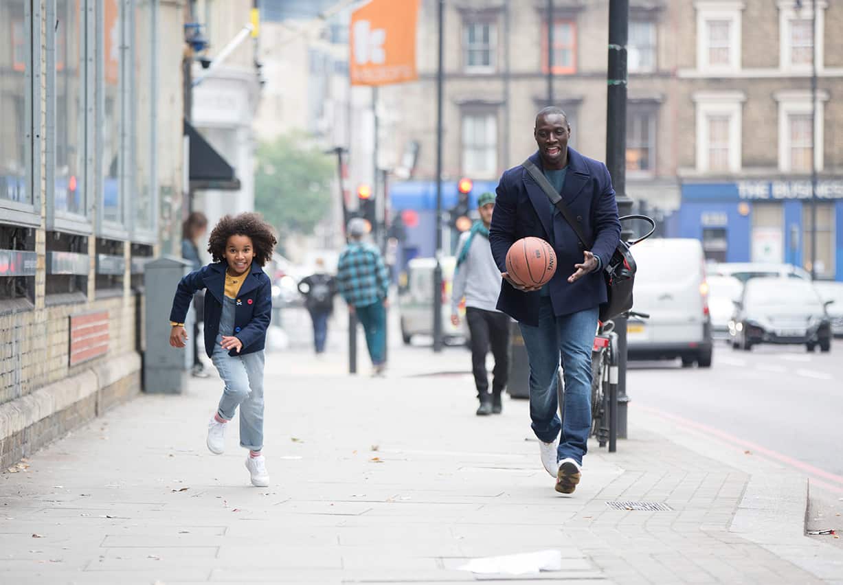 Gloria Colson and Omar Sy in Two Is A Family