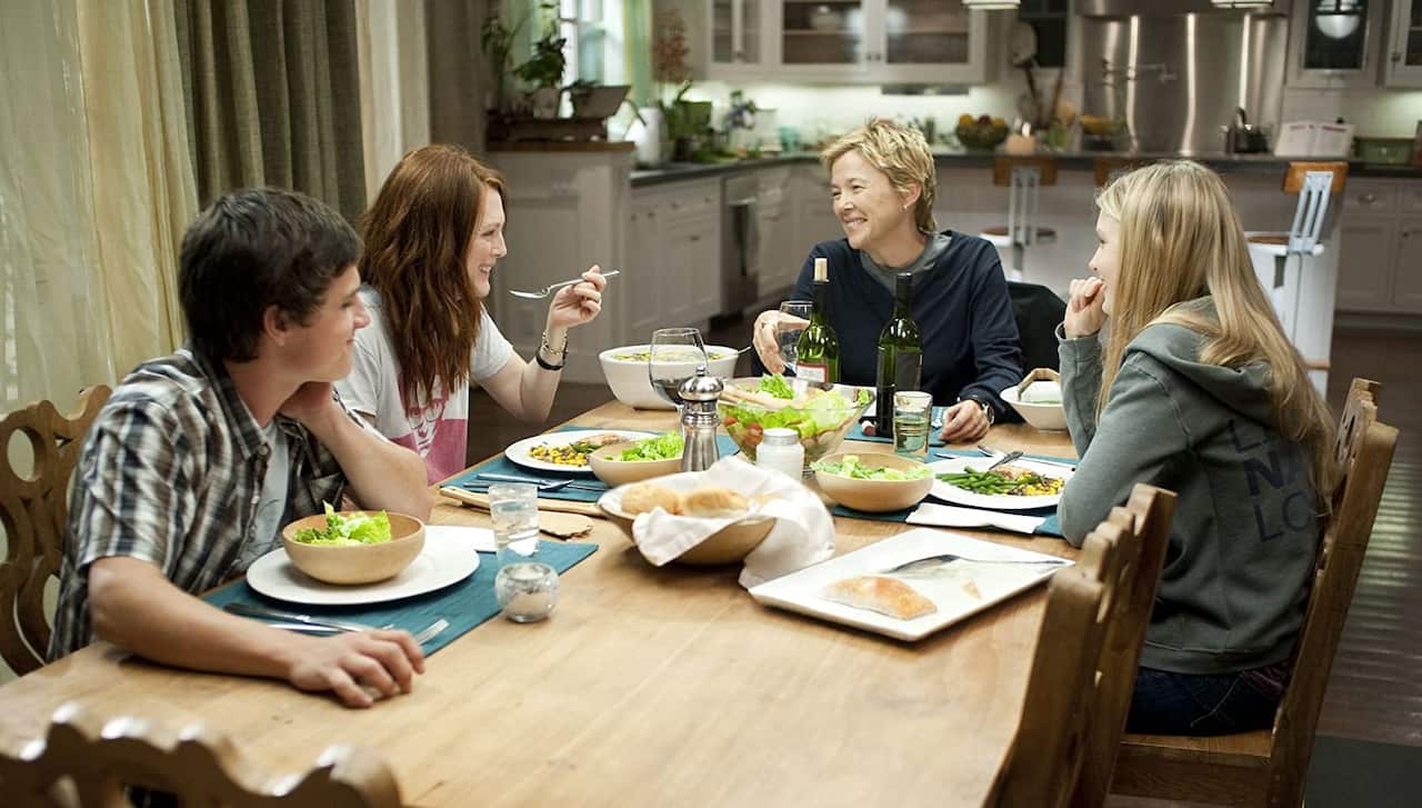 The Kids Are All Right, Josh Hutcherson, Mia Wasikowska, Annette Bening, Julianne Moore