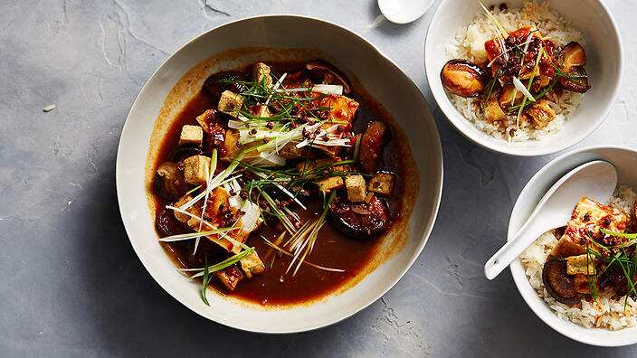 Vegetarian Mapo Tofu
