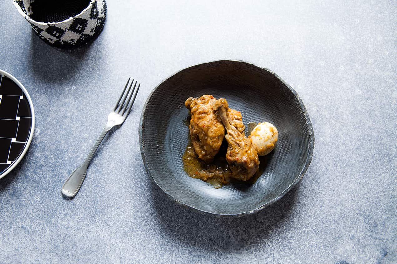 Ethiopian red chicken stew