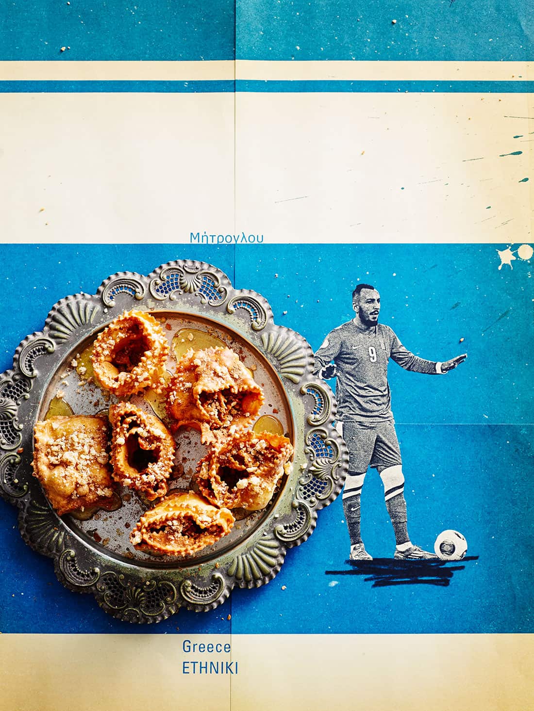 Fried honey rolls (thiples)